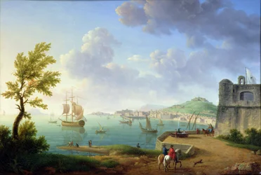 Vista de Nápoles desde el Castel dell